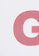Load image into Gallery viewer, T-SHIRT | Weißes t-Shirt mit Gel-Print
