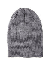 Load image into Gallery viewer, MÜTZE | Strick-Beanie in Grau
