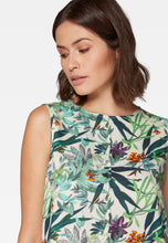 Load image into Gallery viewer, BLUSE | Ärmellose Bluse mit floralem Print
