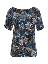 Load image into Gallery viewer, BLUSE | T-Shirt Bluse mit Muster
