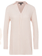 Load image into Gallery viewer, BLUSE | Lange Bluse mit Streifen

