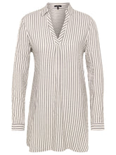 Load image into Gallery viewer, BLUSE | Lange Bluse mit Streifen
