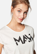 Load image into Gallery viewer, T-SHIRT | T-Shirt mit glitzerndem Mavi-Print
