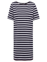 Load image into Gallery viewer, KLEID | Oversized Midi-Kleid mit Streifen

