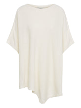 Load image into Gallery viewer, PONCHO | Strickponcho mit Samt-Bindings
