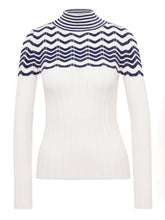 Load image into Gallery viewer, PULLOVER | Leichter Stehkragenpullover mit Muster
