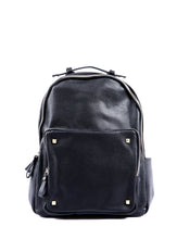 Load image into Gallery viewer, RUCKSACK | Schwarzer Rucksack mit Nietendetails
